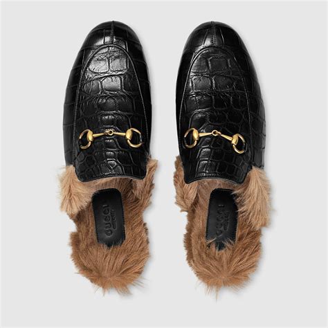 slippers gucci pelo|gucci slippers expensive.